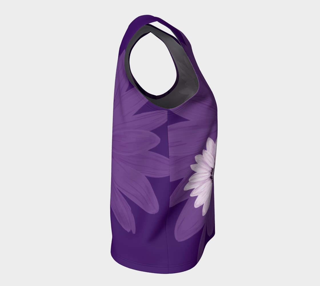 Purple Daisy Tank Top preview #8