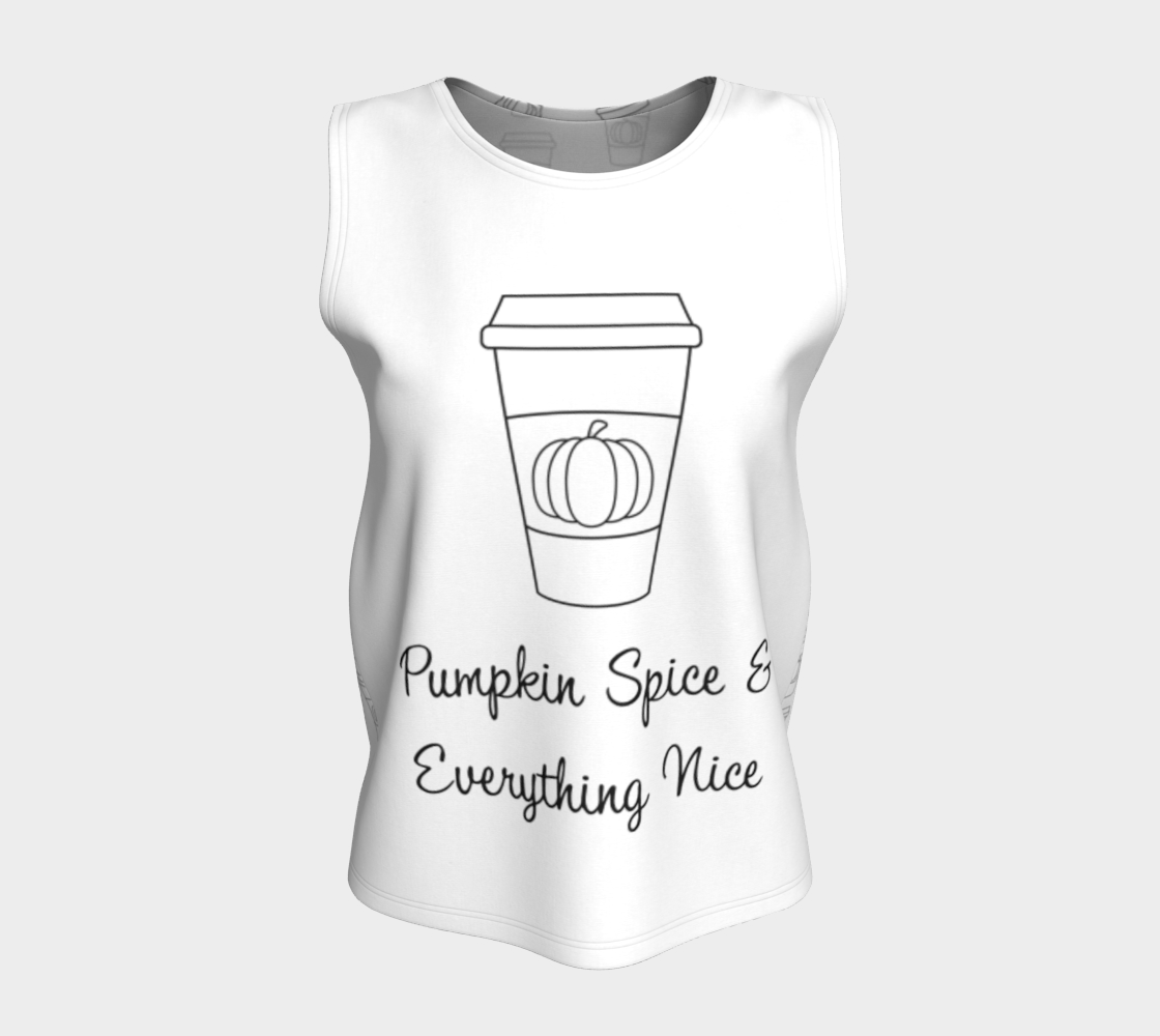 Aperçu de Pumpkin Spice & Everything Nice Loose Tank #5