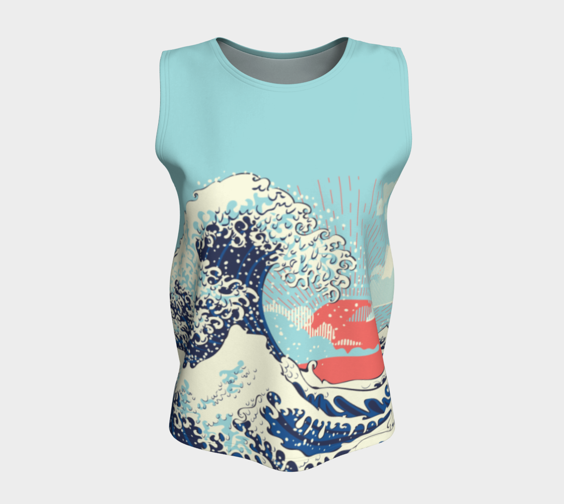 The Great Wave off Kanagawa stormy ocean with big waves preview #5