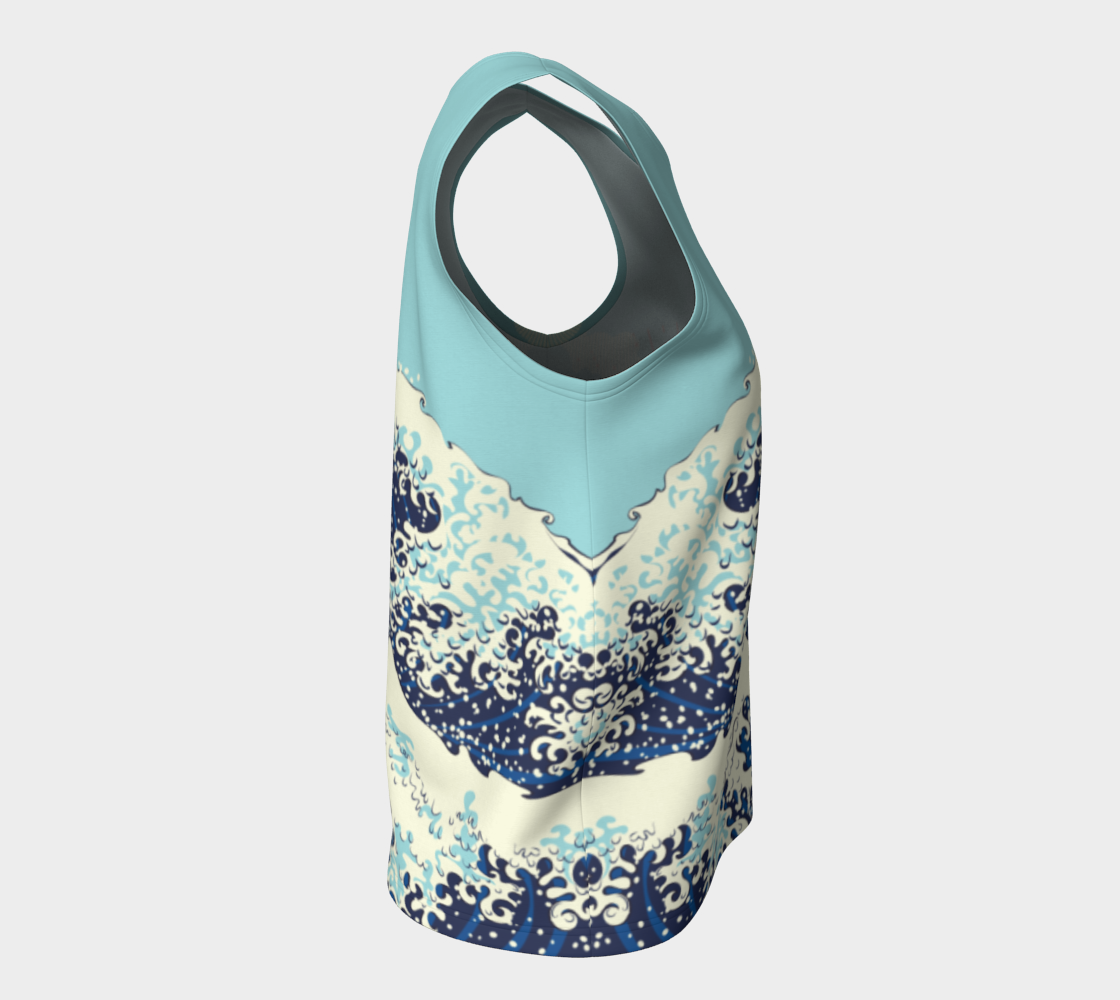 The Great Wave off Kanagawa stormy ocean with big waves preview #8