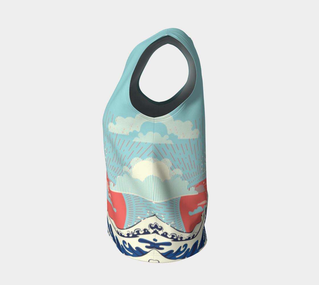 The Great Wave off Kanagawa stormy ocean with big waves preview #3