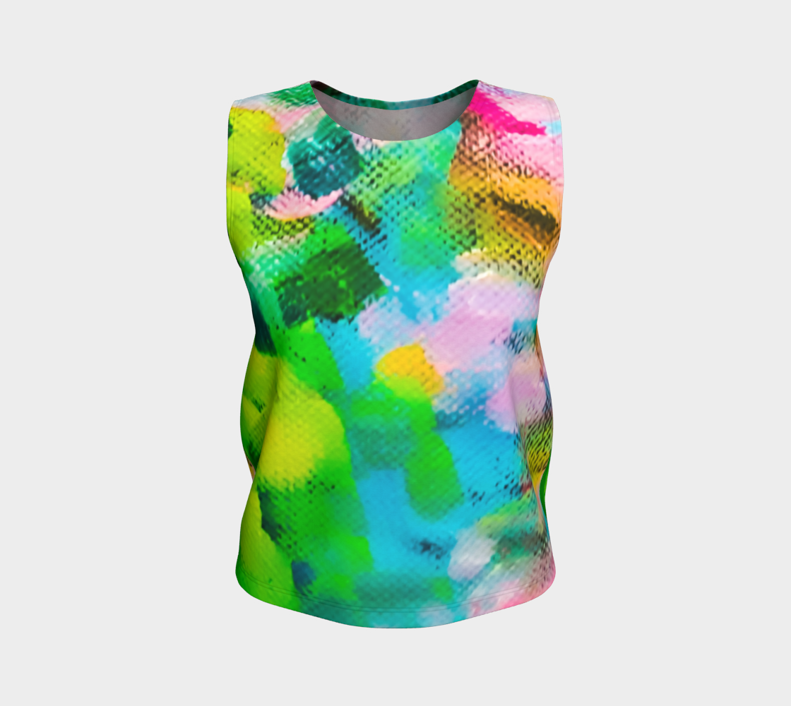 Impressionist Garden Loose Tank Top preview