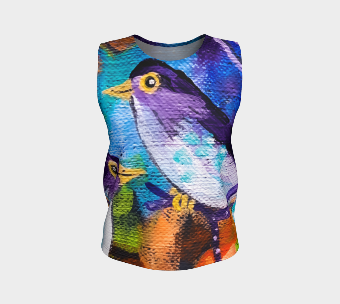 Friendly Feathered Friends Loose Tank Top preview