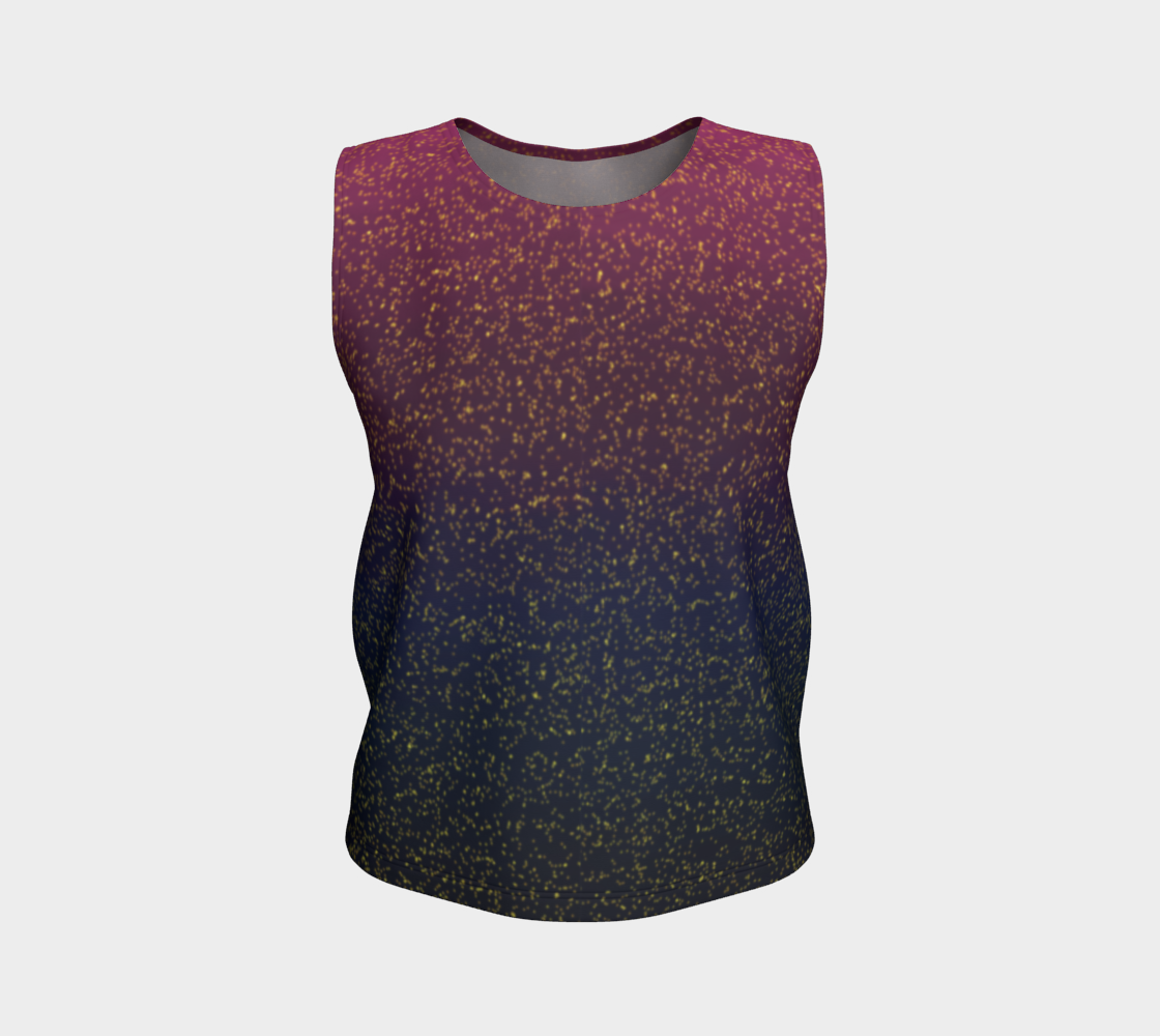 Fireflies at Night Loose Tank Top  preview
