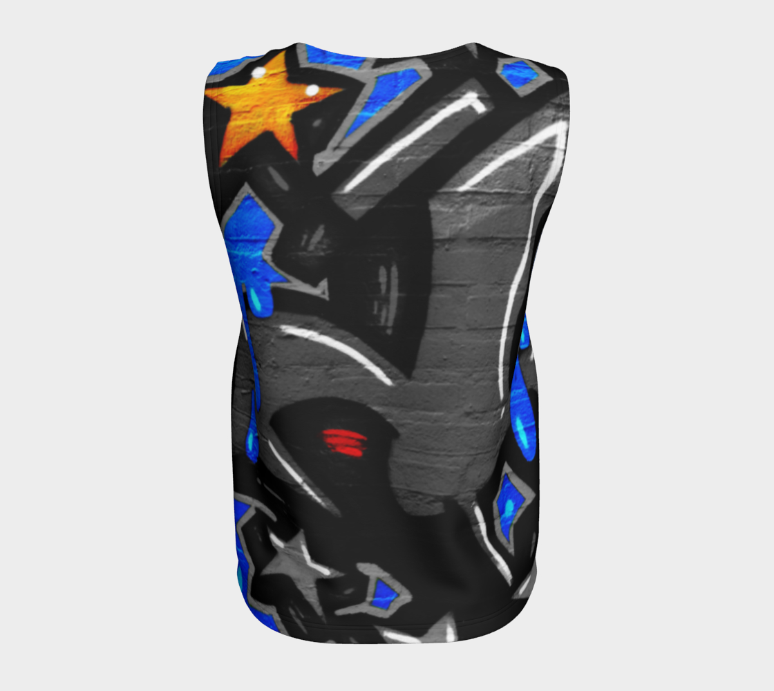 Graffiti 3 Loose Tank Top preview #6
