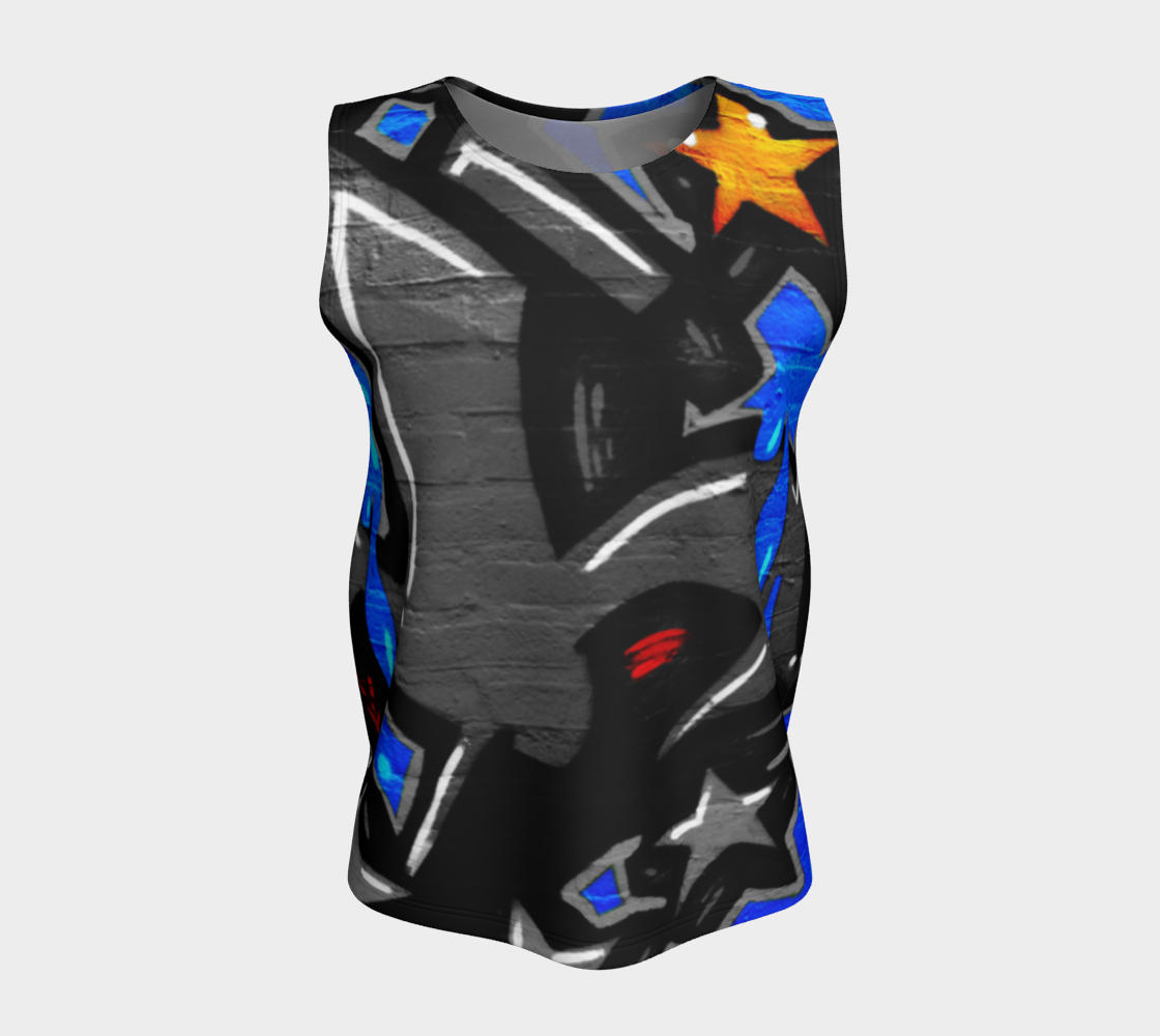 Graffiti 3 Loose Tank Top preview #5