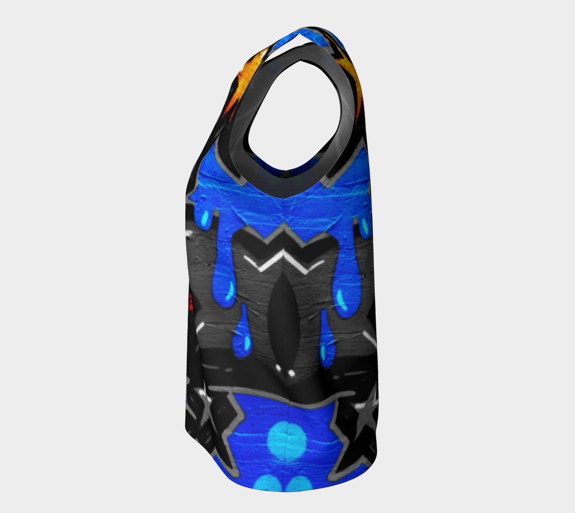 Graffiti 3 Loose Tank Top preview #7