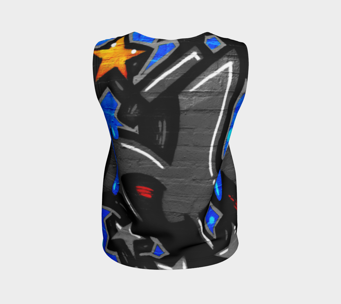 Graffiti 3 Loose Tank Top preview #2