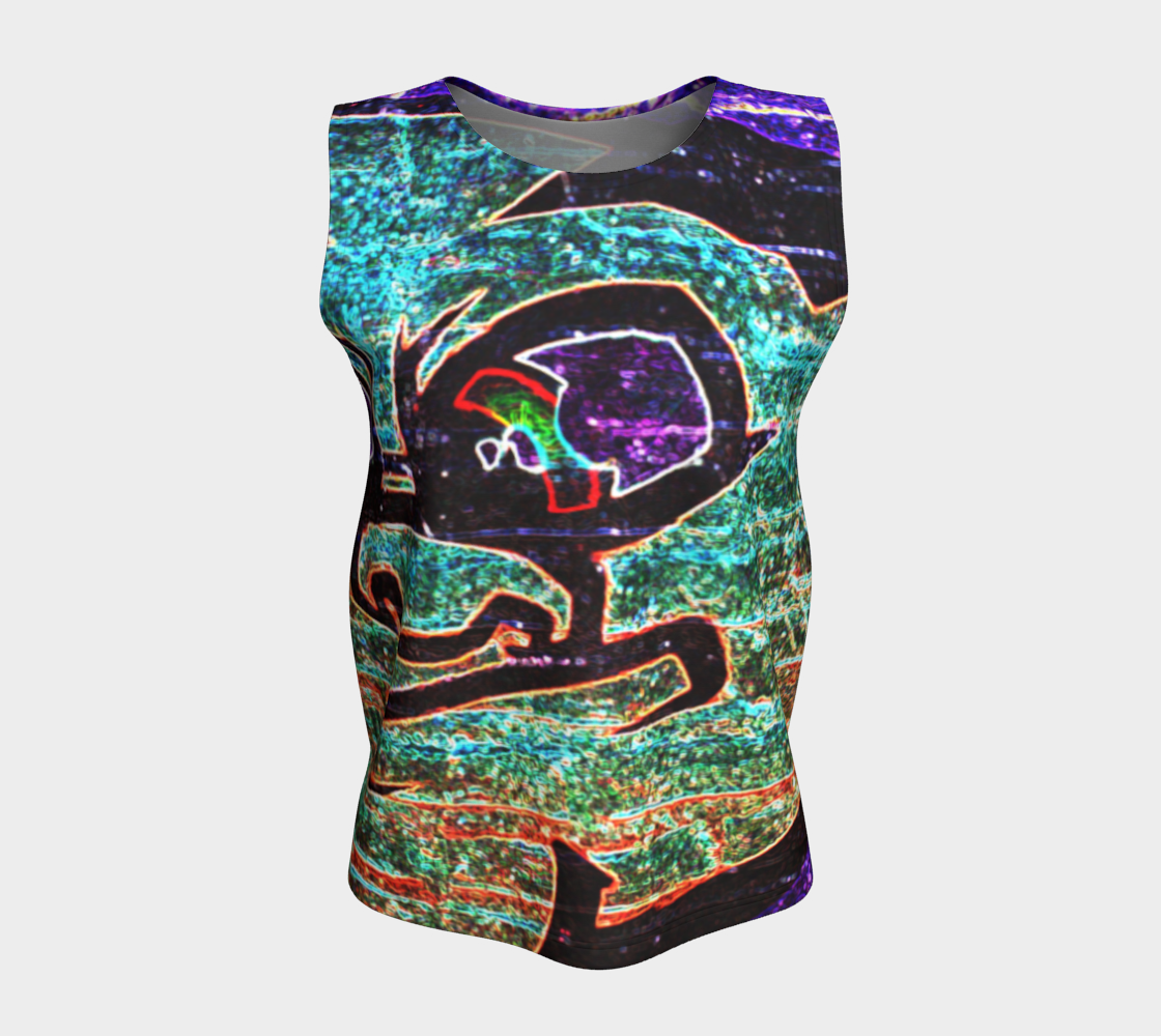 Graffiti 7 Loose Tank Top preview #5