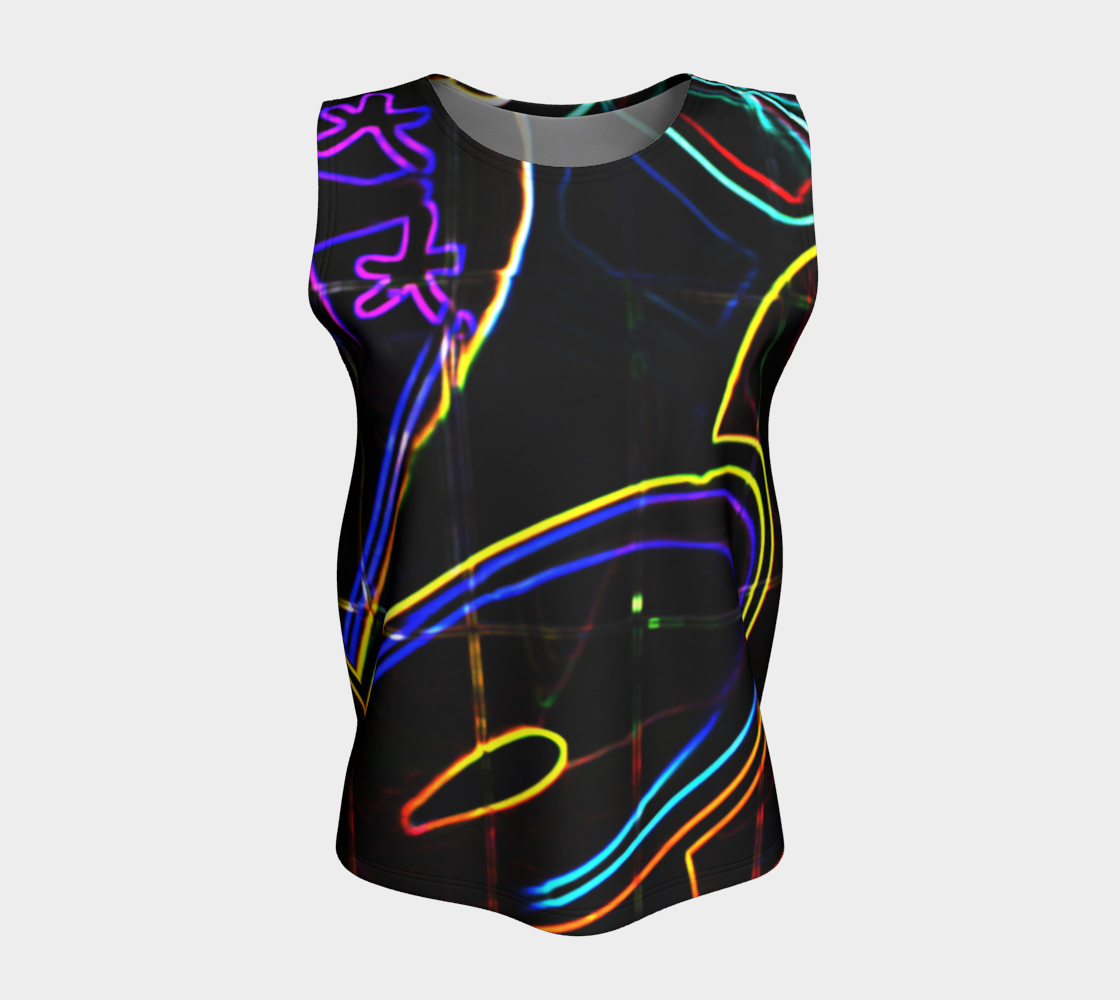 Graffiti 10 Loose Tank Top preview #5