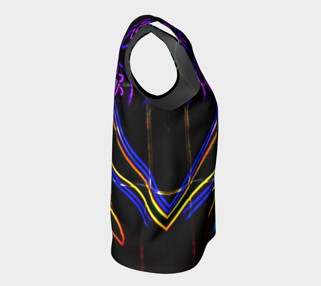 Graffiti 10 Loose Tank Top preview #8