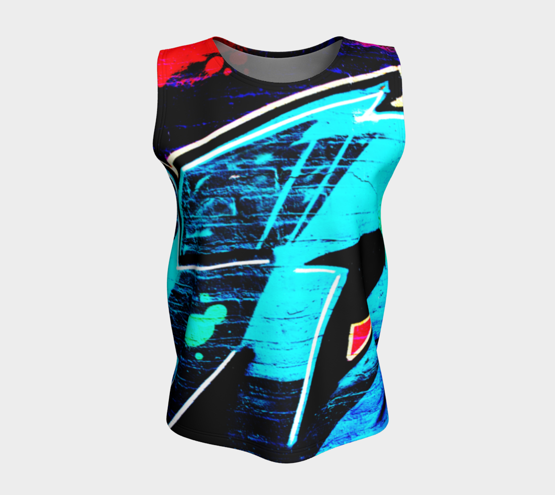 Graffiti 14 Loose Tank Top preview #5