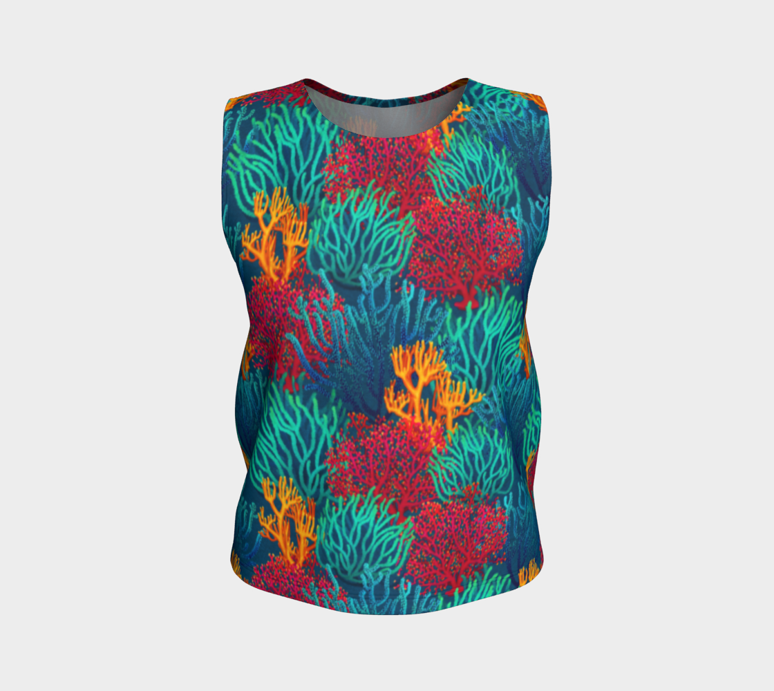 Corals Loose Tank Top  preview