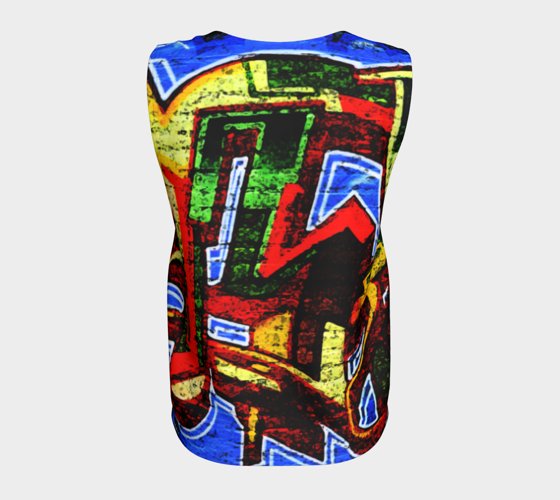Graffiti 17 Loose Tank Top preview #6