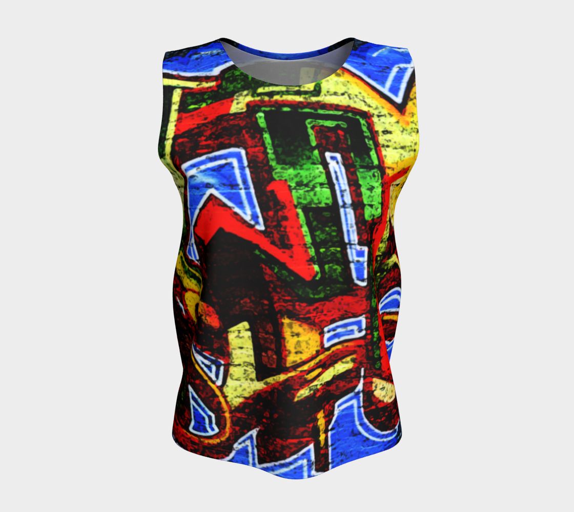 Graffiti 17 Loose Tank Top preview #5