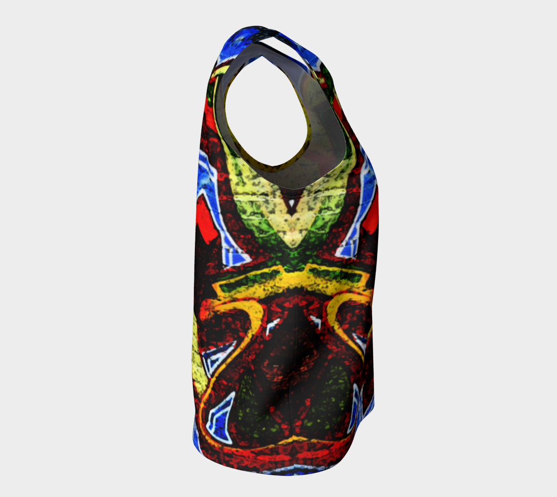 Graffiti 17 Loose Tank Top preview #8