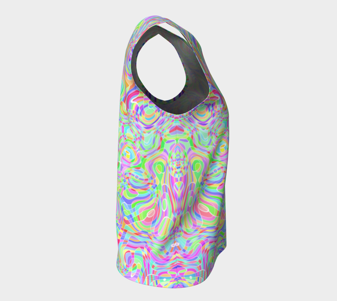 Colorful Swirly Trippy Rainbow Ripples preview #8