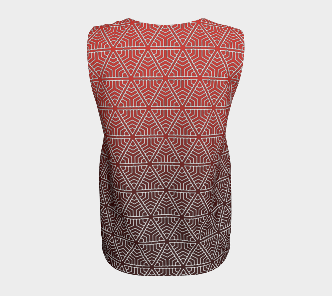 SplitHexagons400 RedAlert LooseTankTop preview #6