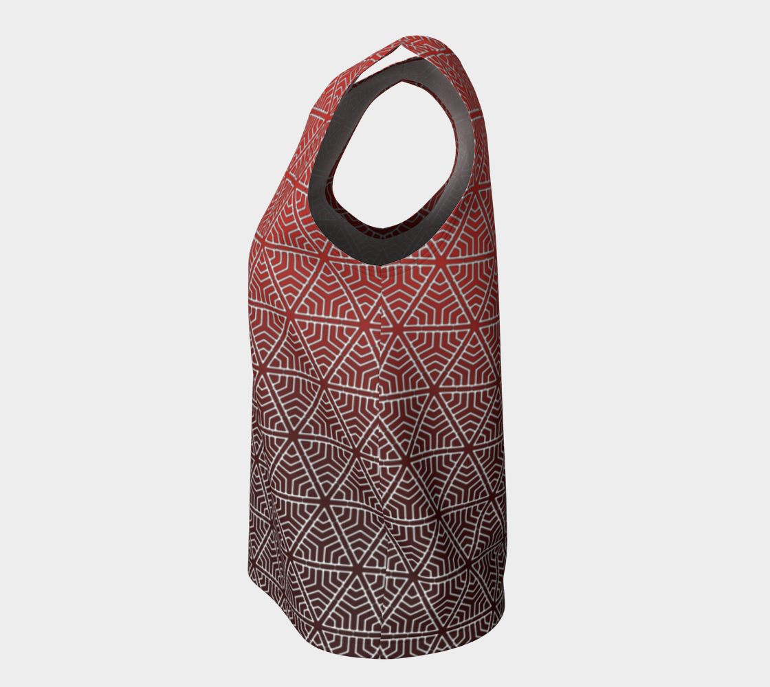SplitHexagons400 RedAlert LooseTankTop preview #7