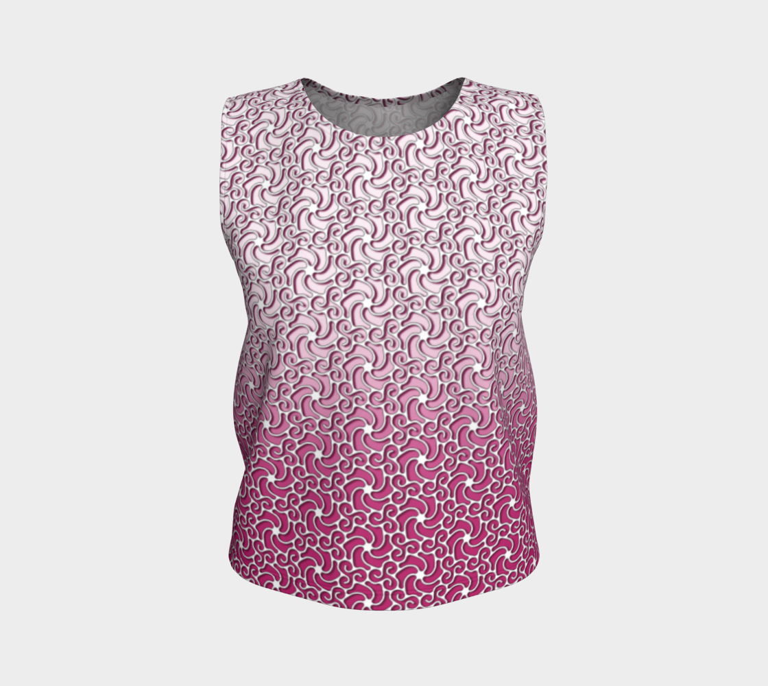 Swirls400 Fuchsia LooseTankTop preview