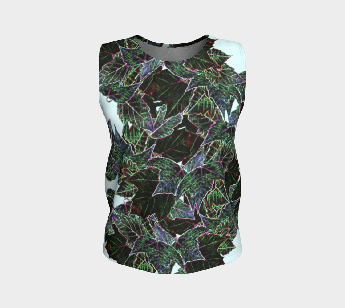 Frosted Leaves Loose Tank Top preview