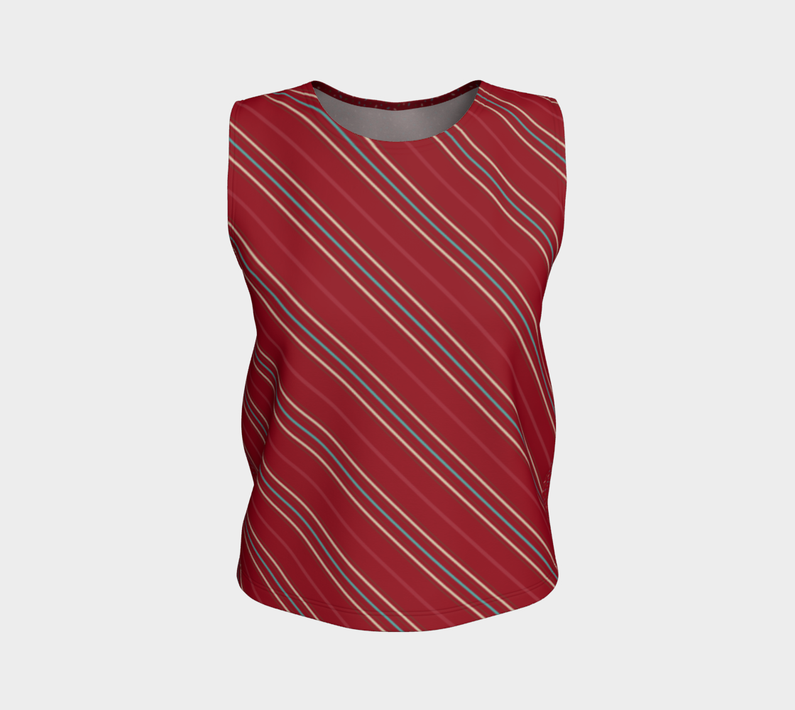 Candy Cane Tank Top 3D preview