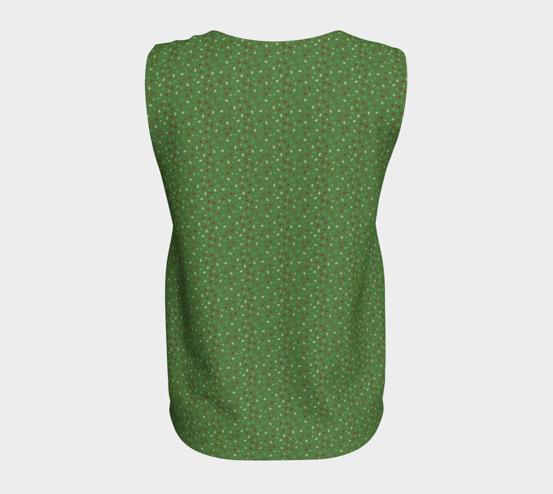 Candy Cane Green Tank Top preview #6