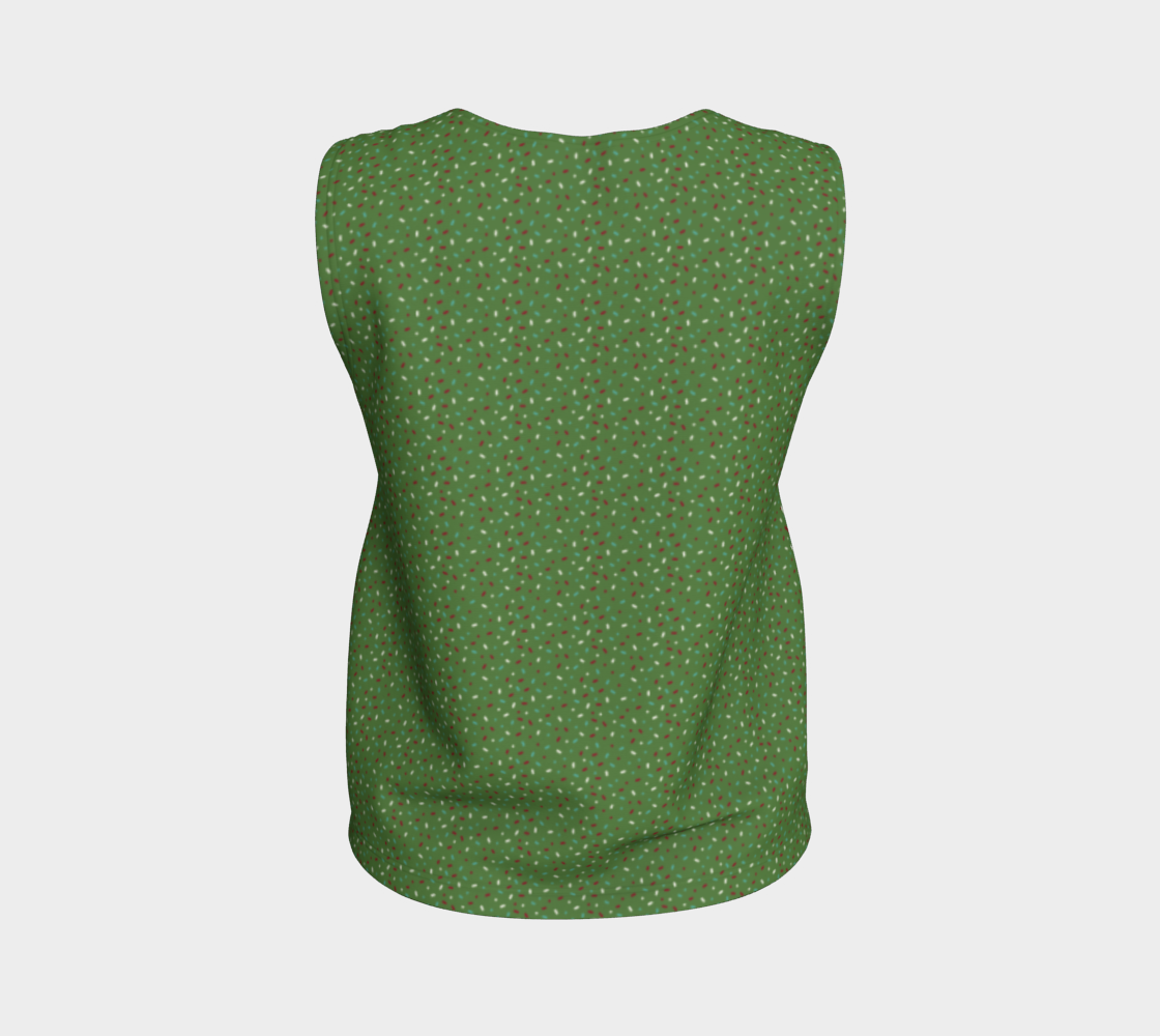 Candy Cane Green Tank Top preview #2