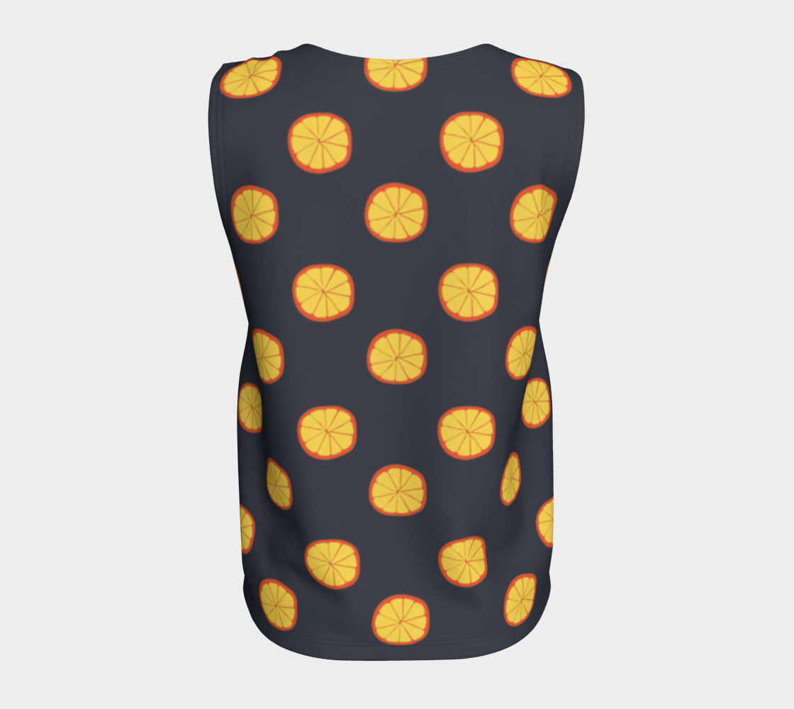 Orange Slices On Black preview #6