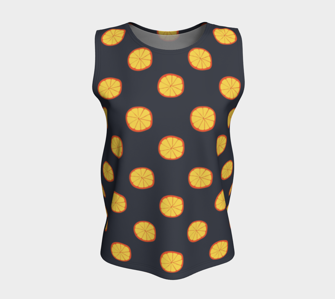 Orange Slices On Black preview #5