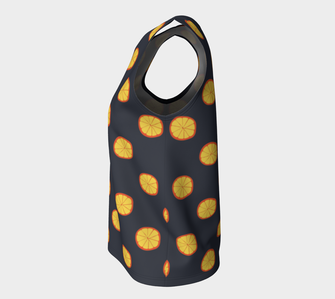 Orange Slices On Black preview #7