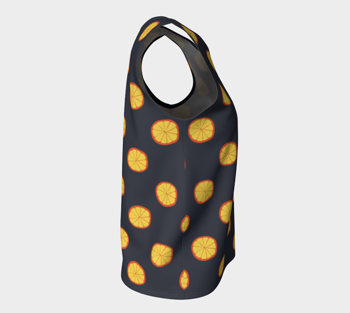 Orange Slices On Black preview #8