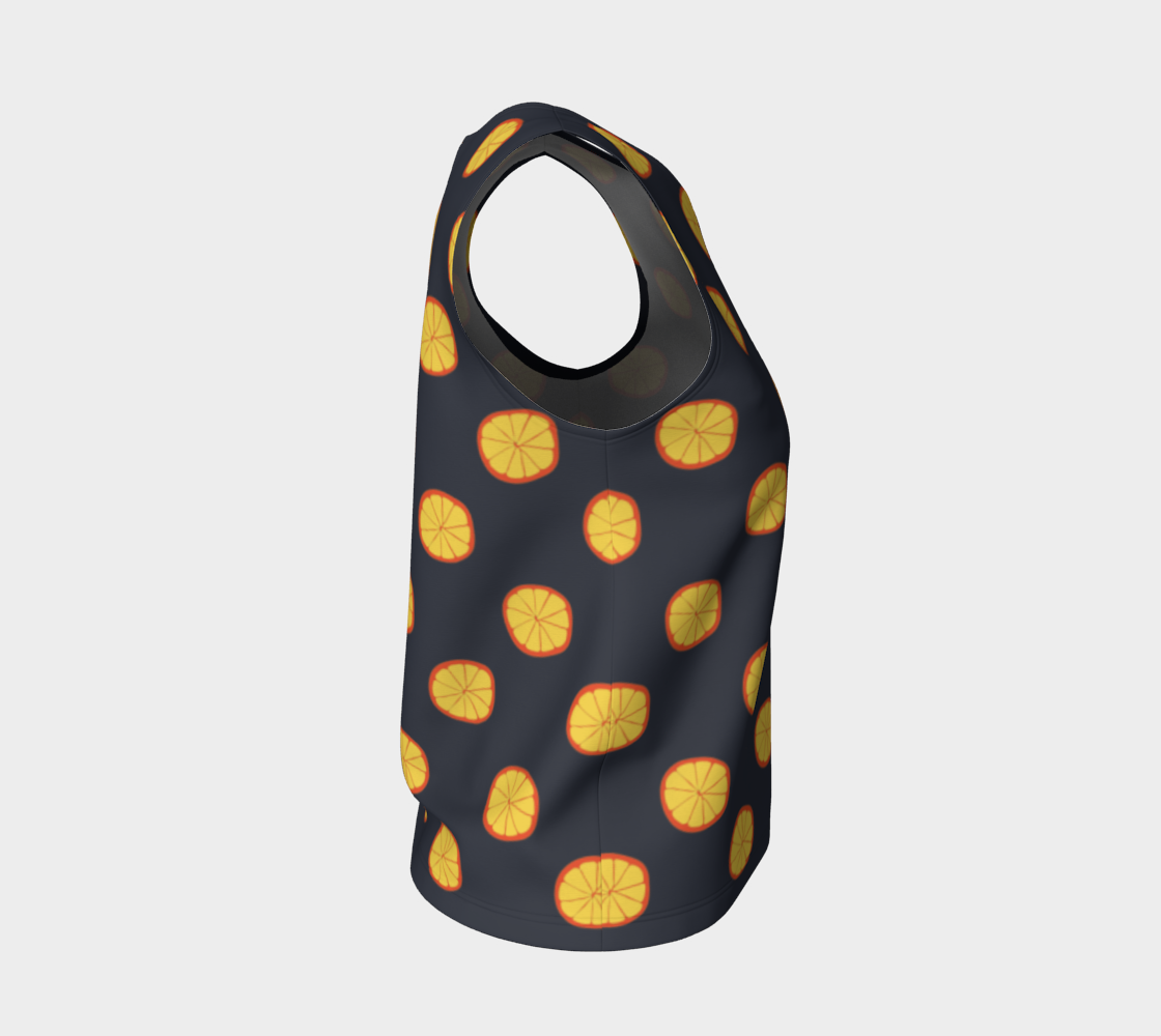 Orange Slices On Black preview #4