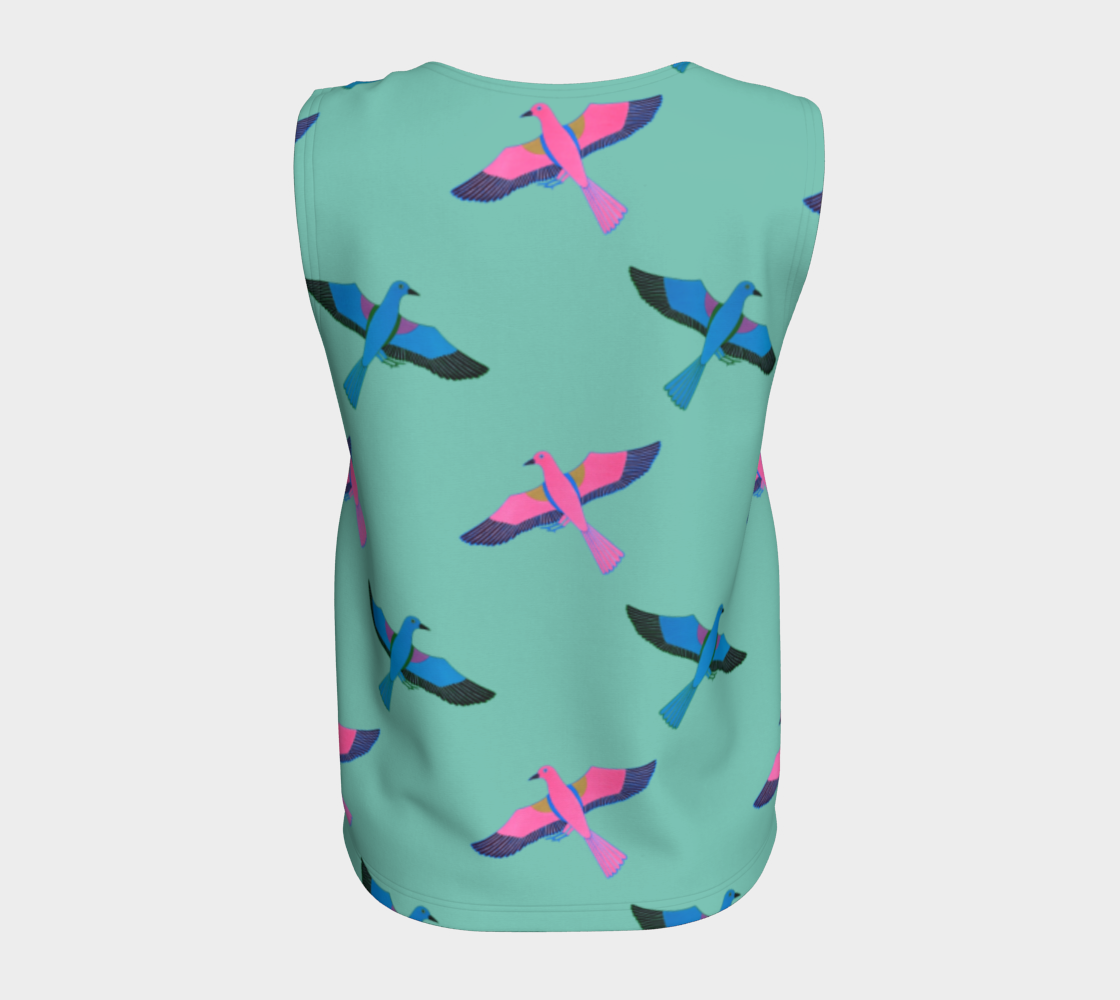 Flying Birds on Green preview #6
