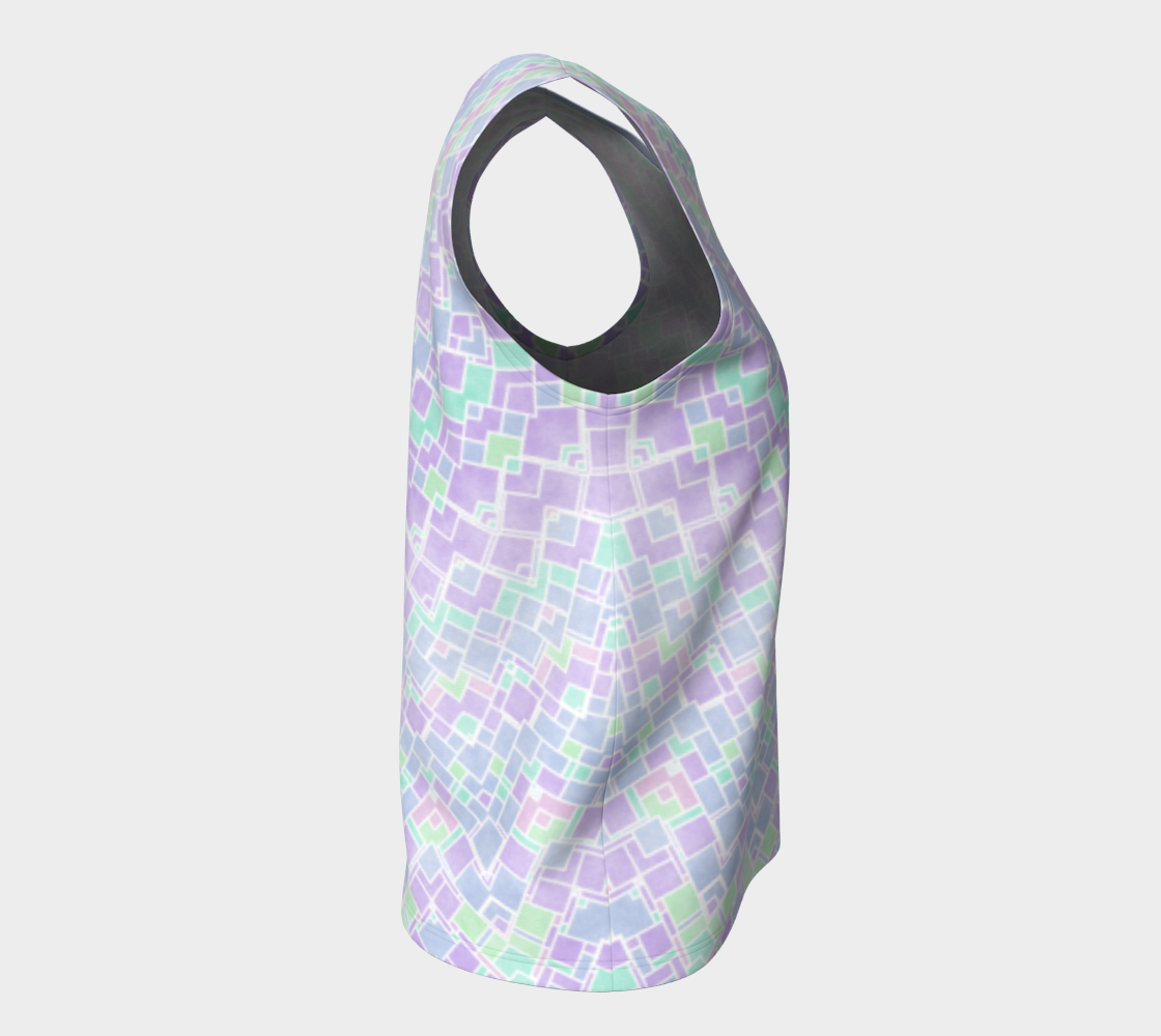 Funky Bohemian Pastel Mondrian Mandala preview #8