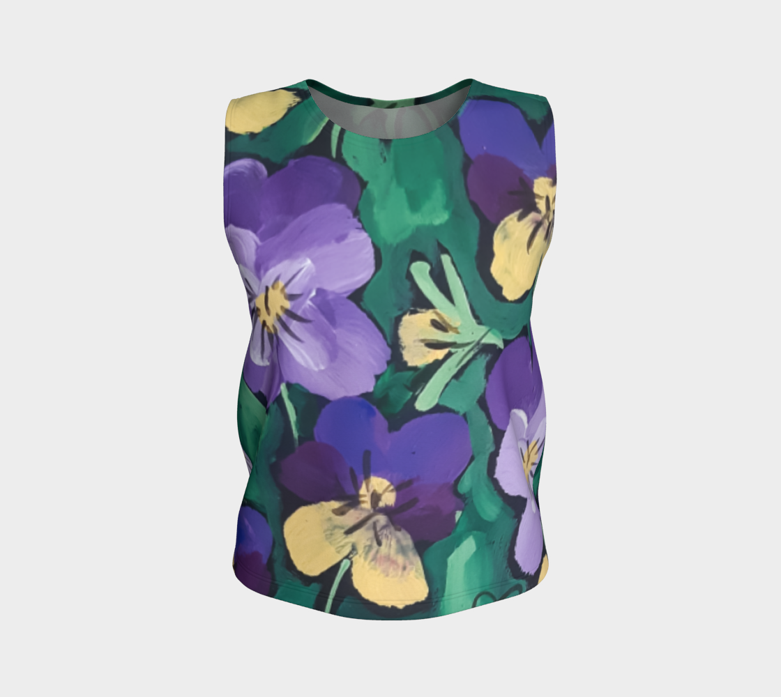 Violets Loose Tank Top preview
