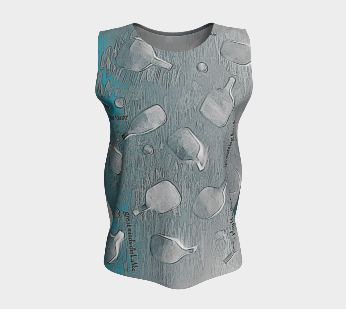 pickleball artwear, quote series, turquoise and grey preview #5