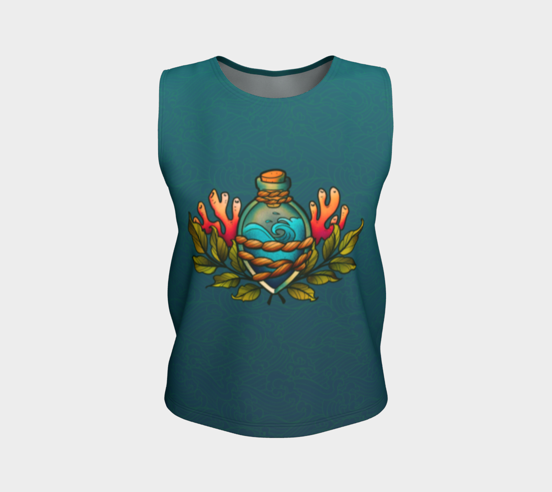 The Ocean in a Bottle Loose Tank Top  preview