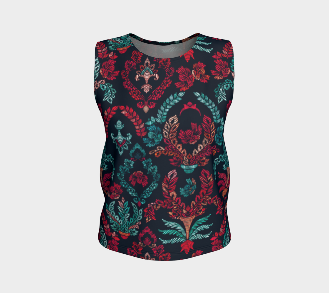 Damask Loose Tank Top  preview