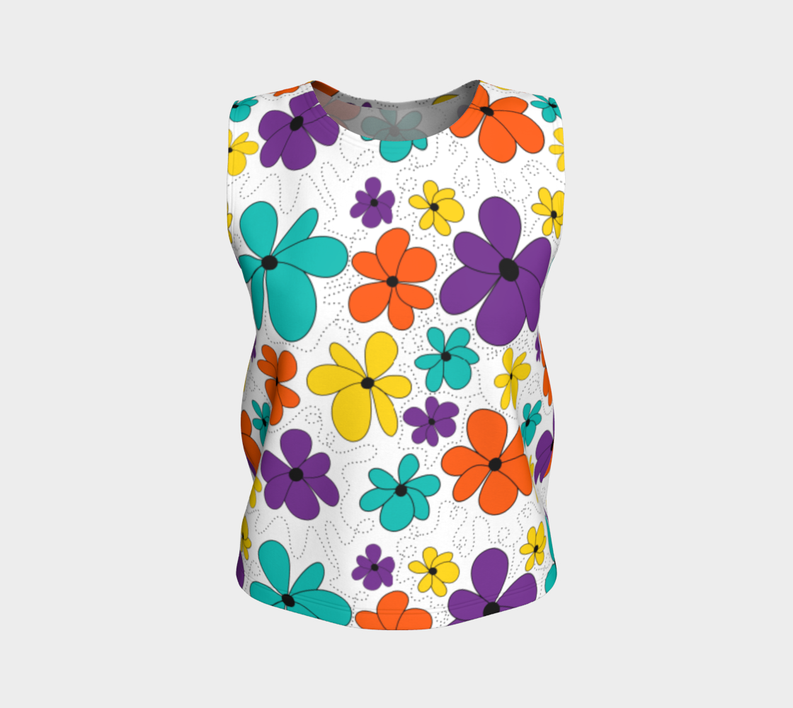 Loopy Daisies Loose Tank preview
