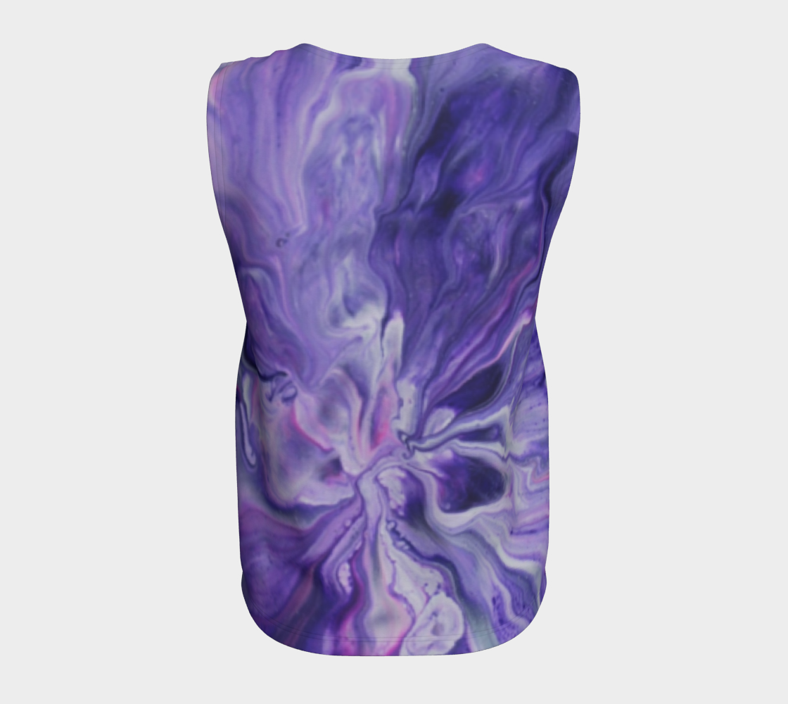 Purple Bliss - Loose Tank Top preview #6