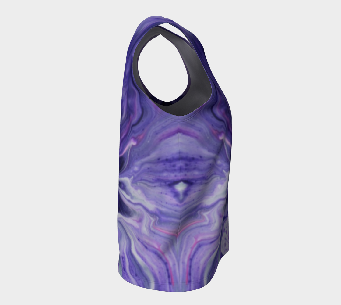 Purple Bliss - Loose Tank Top preview #8
