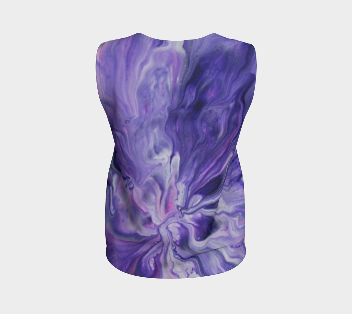Purple Bliss - Loose Tank Top 3D preview