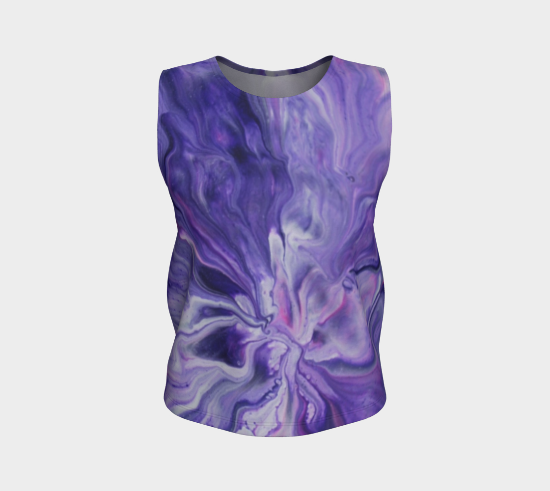 Purple Bliss - Loose Tank Top preview #1