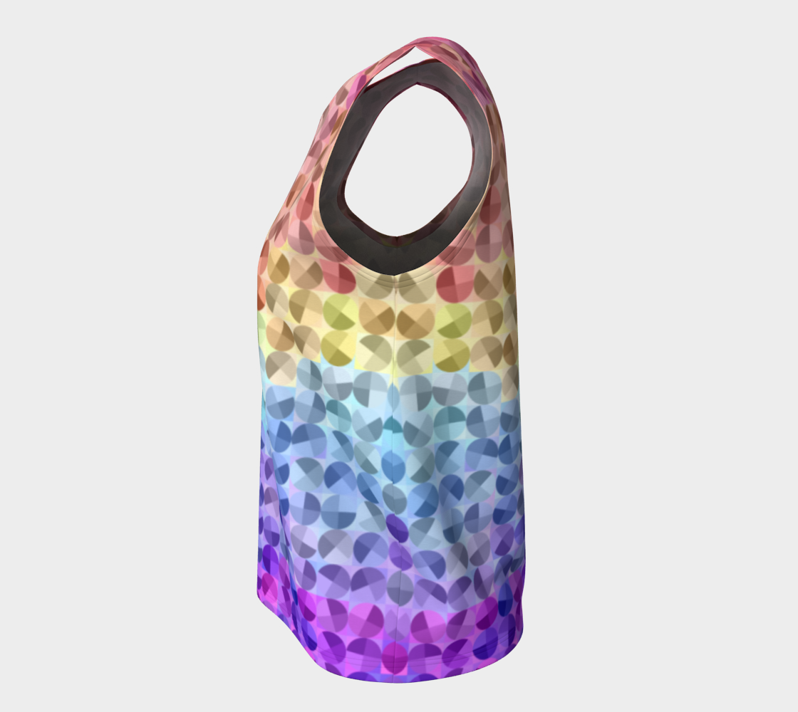 Groovy Modern Geometric Abstract Xenogender Pride Flag preview #7