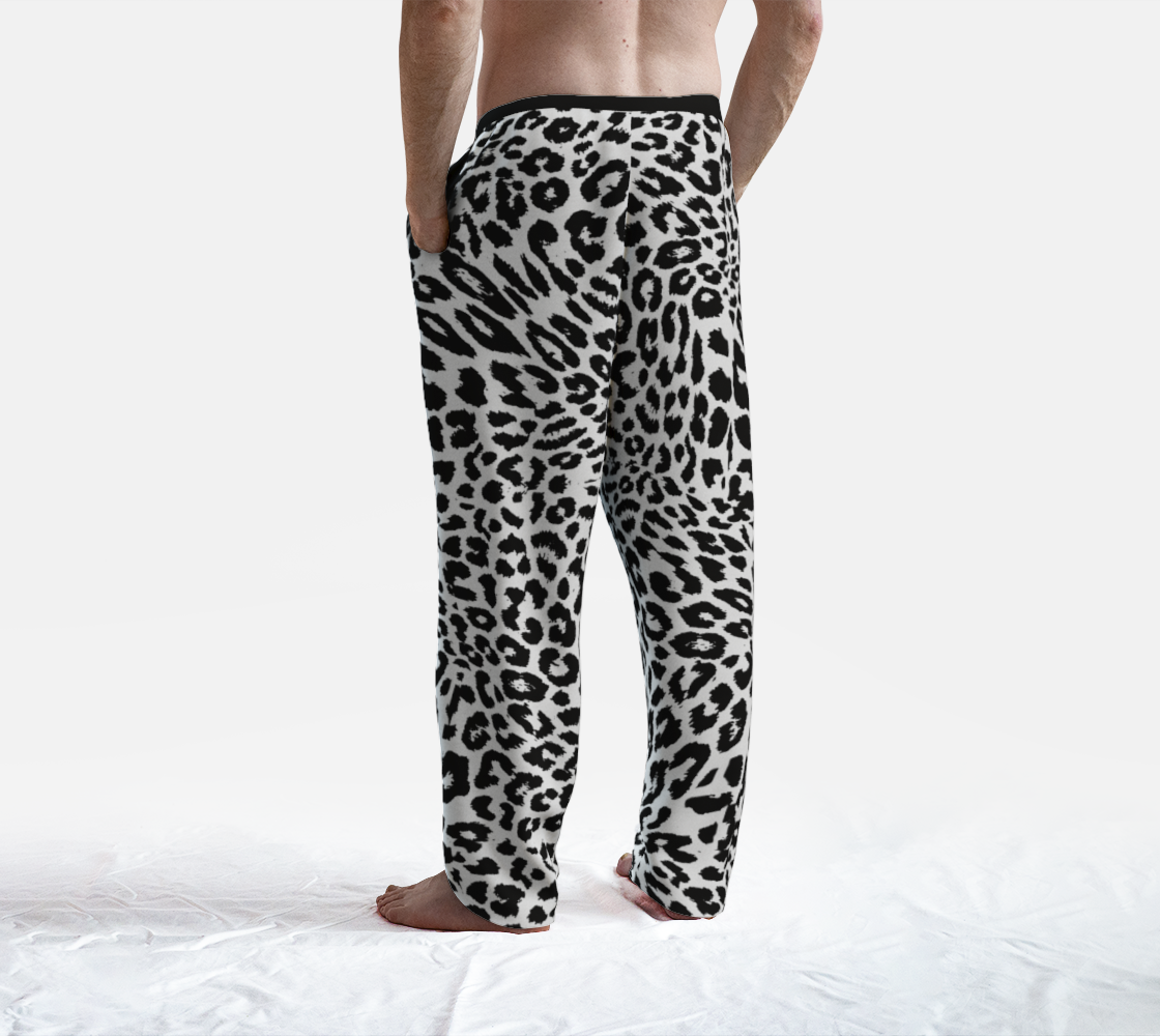 Lounge Pants BW Leopard preview #4