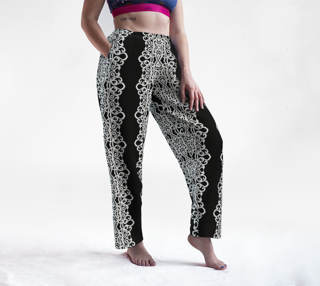 Lace Embroidery Design G173 Lounge Pants preview