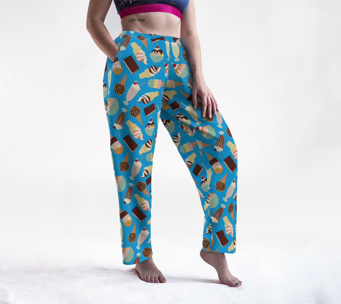 Ice Cream Lounge Pants (Blue) preview #1