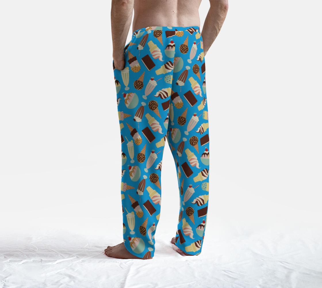 Ice Cream Lounge Pants (Blue) preview #4