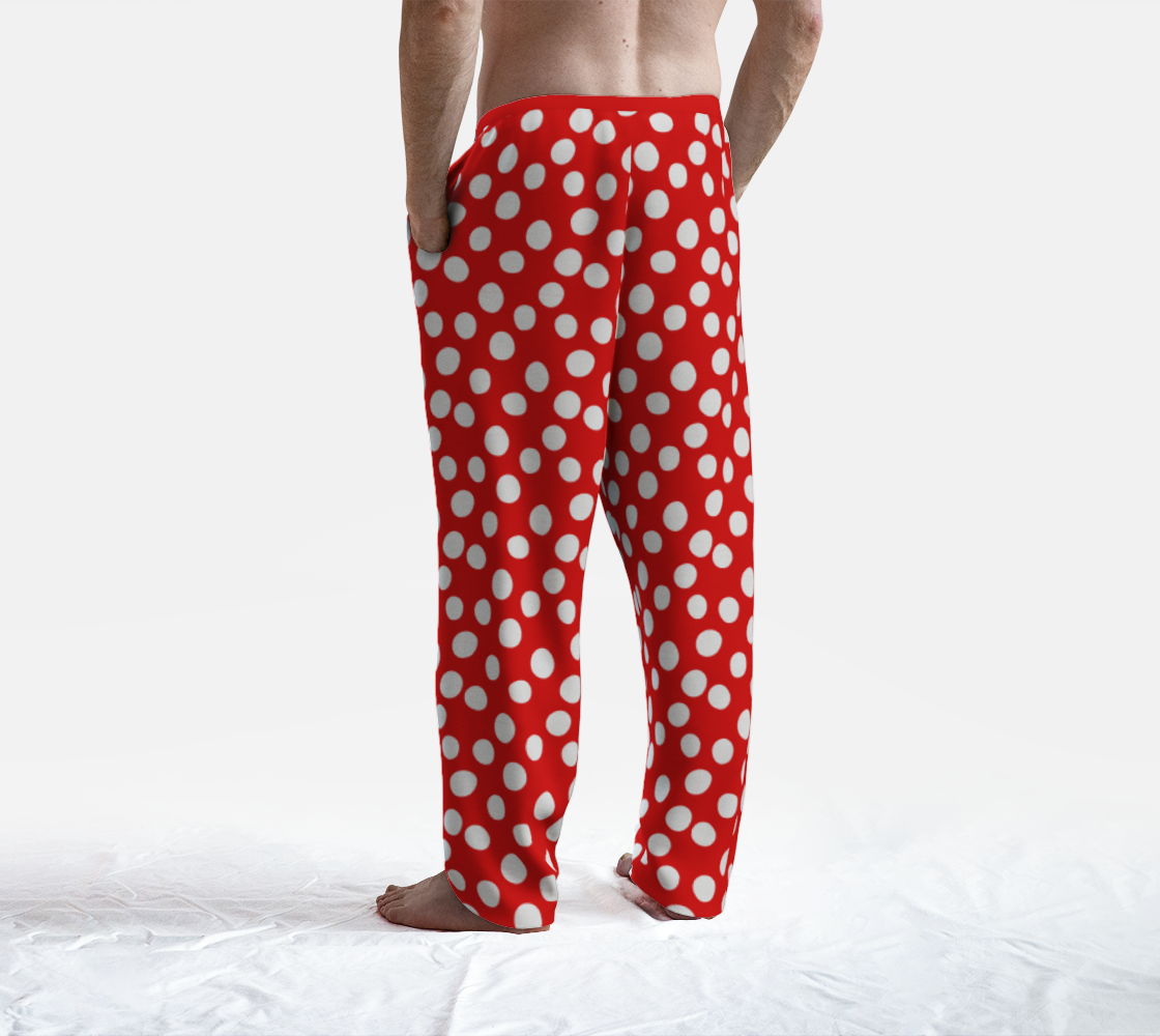 Aperçu de All About the Dots Lounge Pants - Red #4